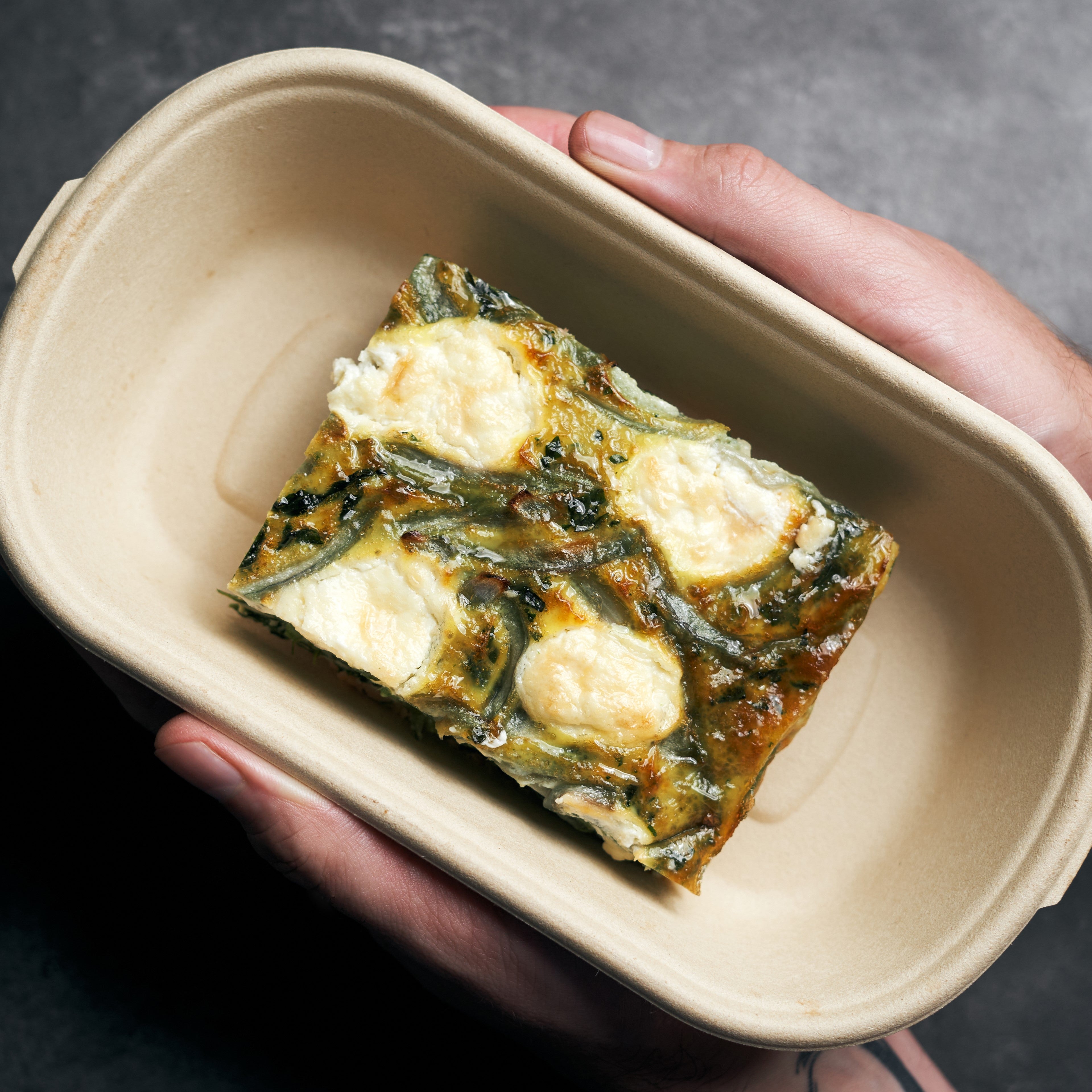 Mushroom & Pancetta Frittata with Smoked Mozzarella & Oregano