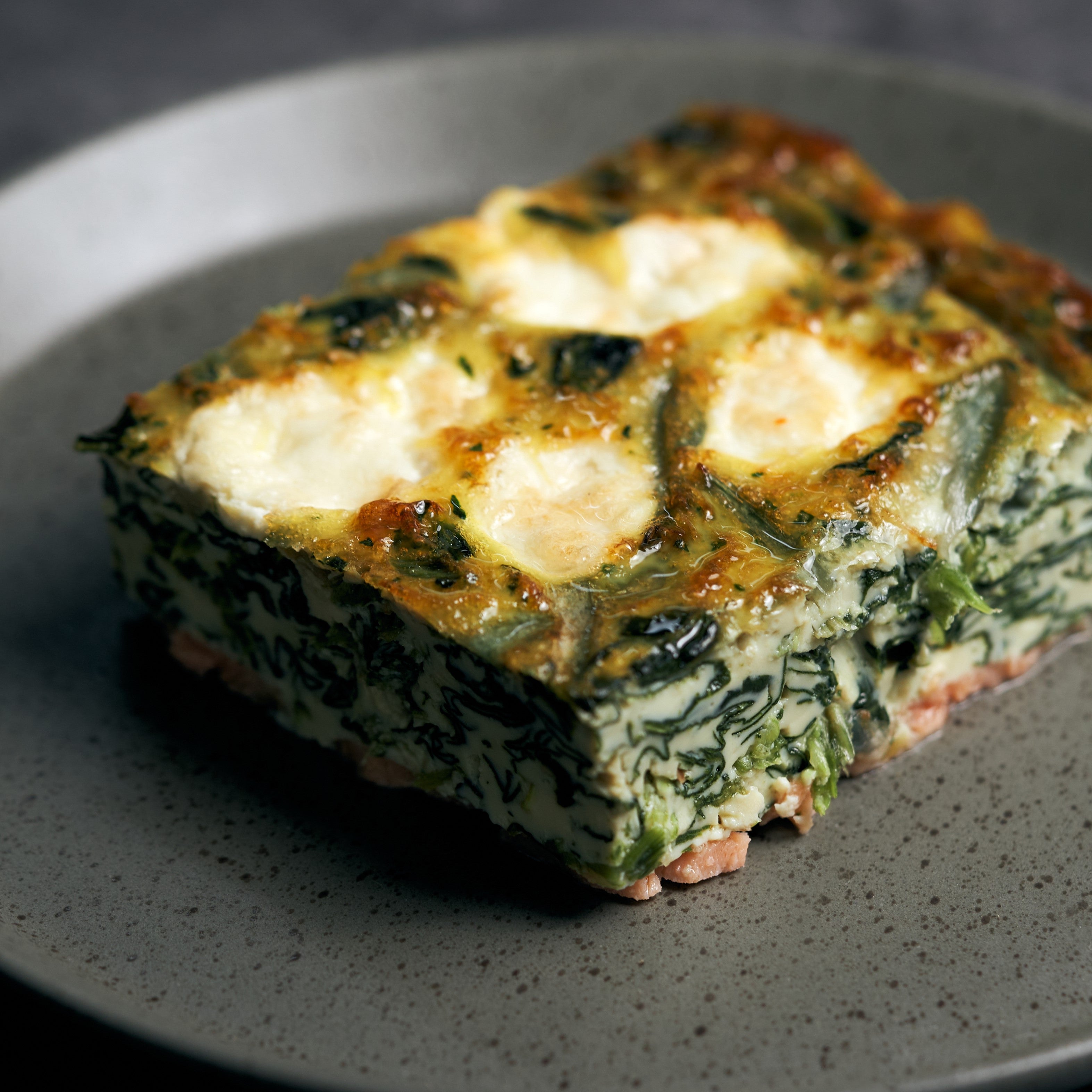 Mushroom & Pancetta Frittata with Smoked Mozzarella & Oregano