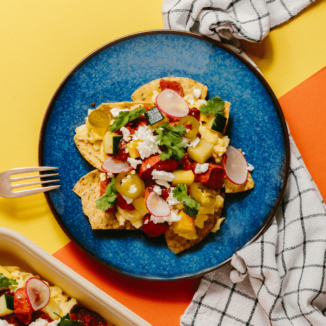 Breakfast Burrito & Lean Chicken Sofrito with Scrambled Eggs, Black Be