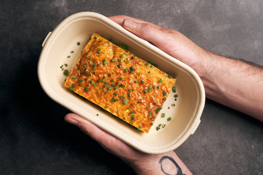 Caramelized Onion with Goats Cheese Frittata