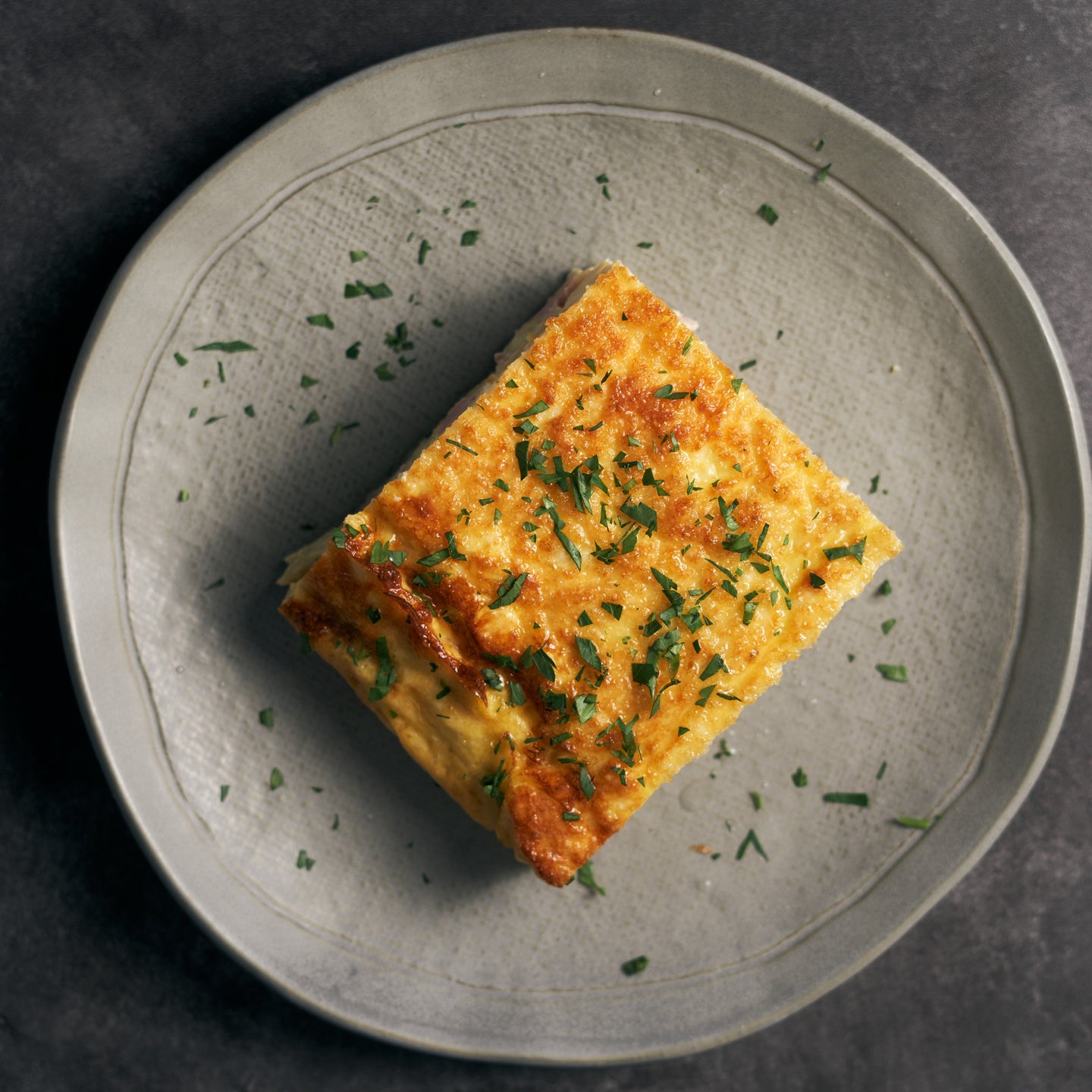 Oven Baked Caramelized Onion Frittata with Lean Ham & Feta Cheese