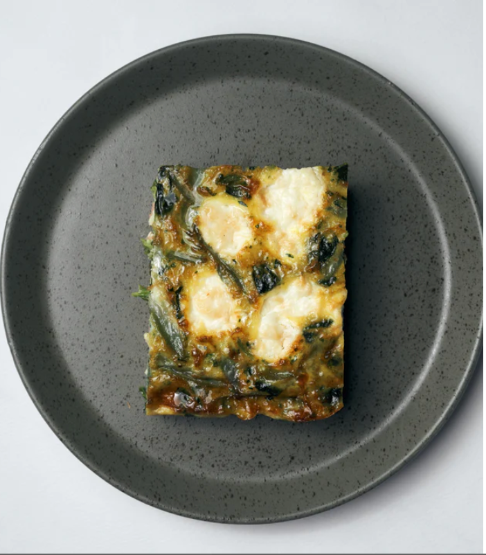 Mushroom Frittata with Scamorza & Oregano