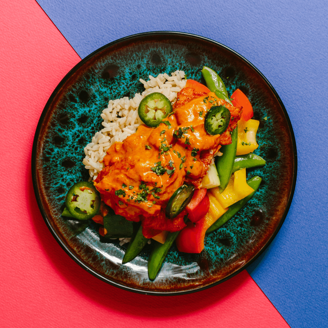 Brazilian Fish Stew with Sole Fish, Peppers, Coconut & Brown Rice